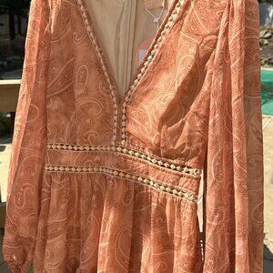 About Us Dress Tan size M Never Worn